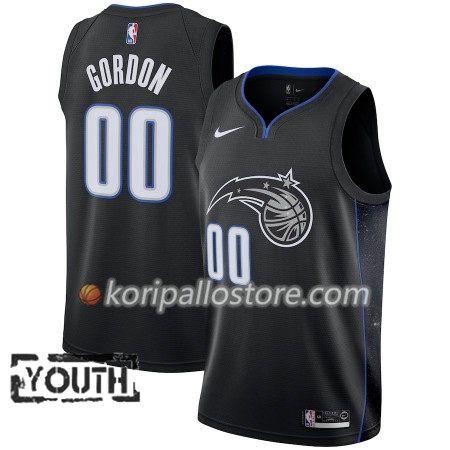 Orlando Magic Aaron Gordon 00 2018-19 Nike City Edition Musta Lasten Pelipaidat Swingman